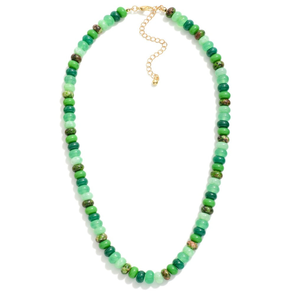 Multi-Colored Stone Necklace