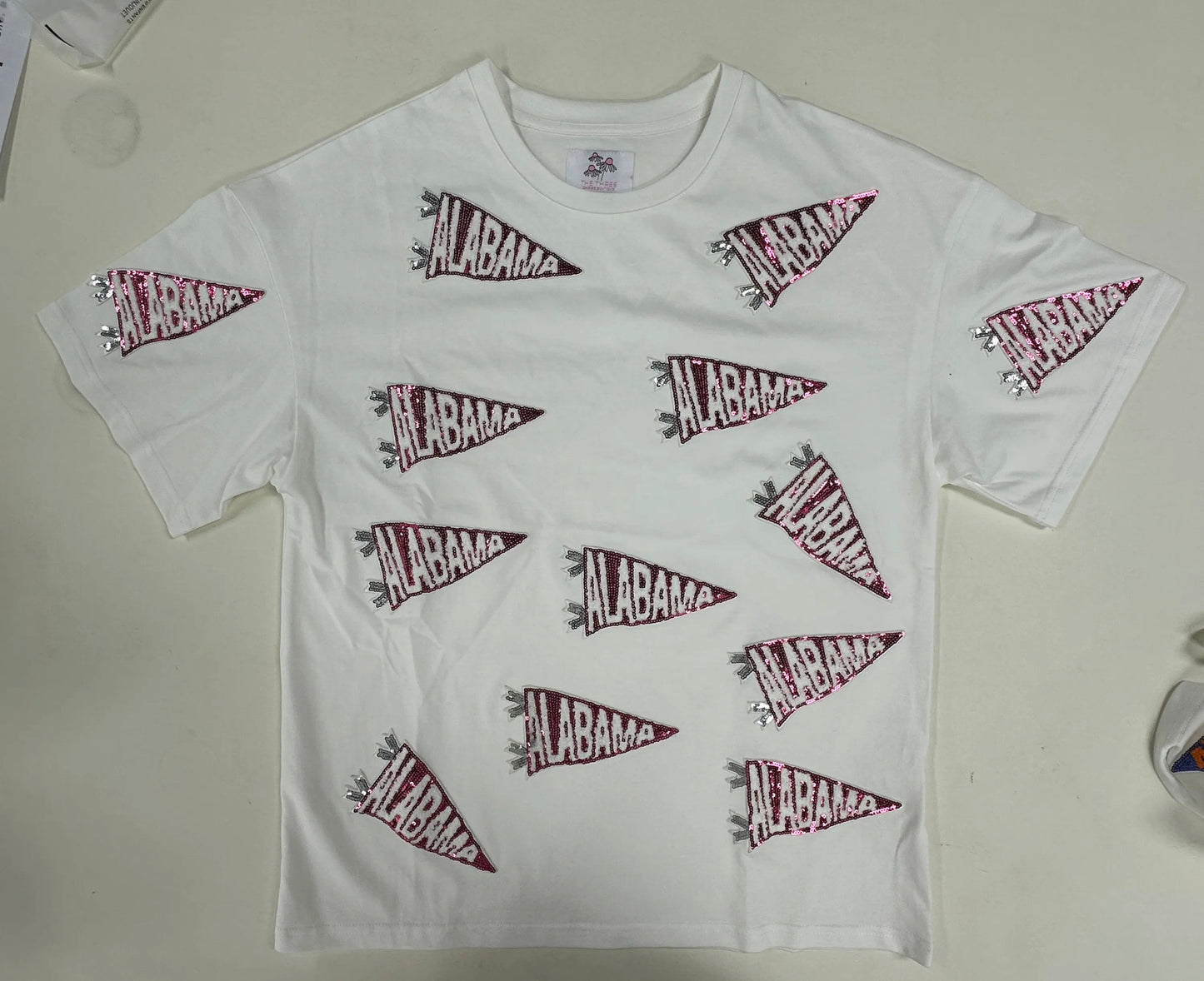 Sequin Alabama Banner Game Day Shirt