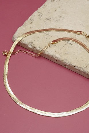 CLASSIC 16INCH SNAKE CHAIN NECKLACE