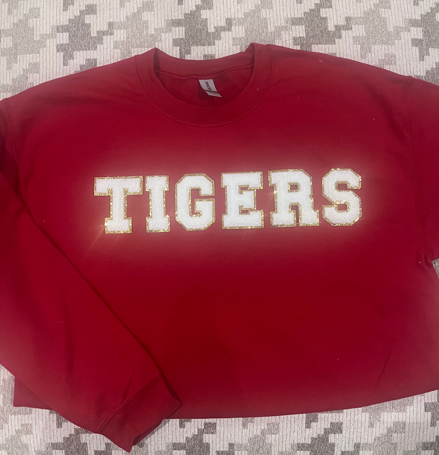 Garnet sweatshirt with TIGERS