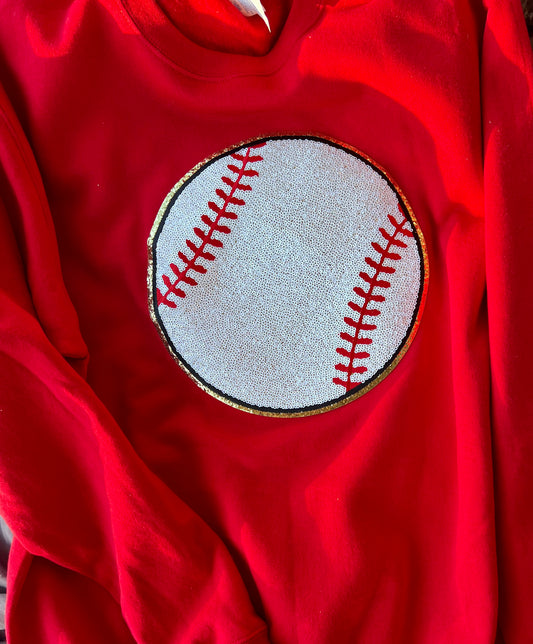 Baseball Patch Sweatshirt