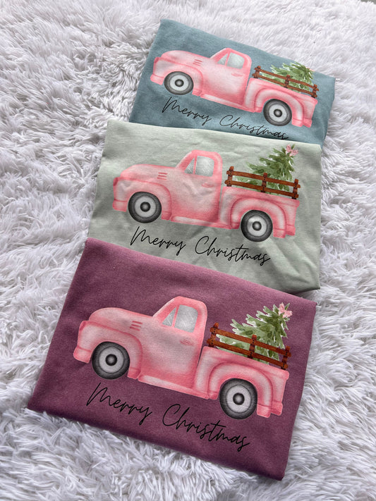 Berry Preppy Christmas Truck