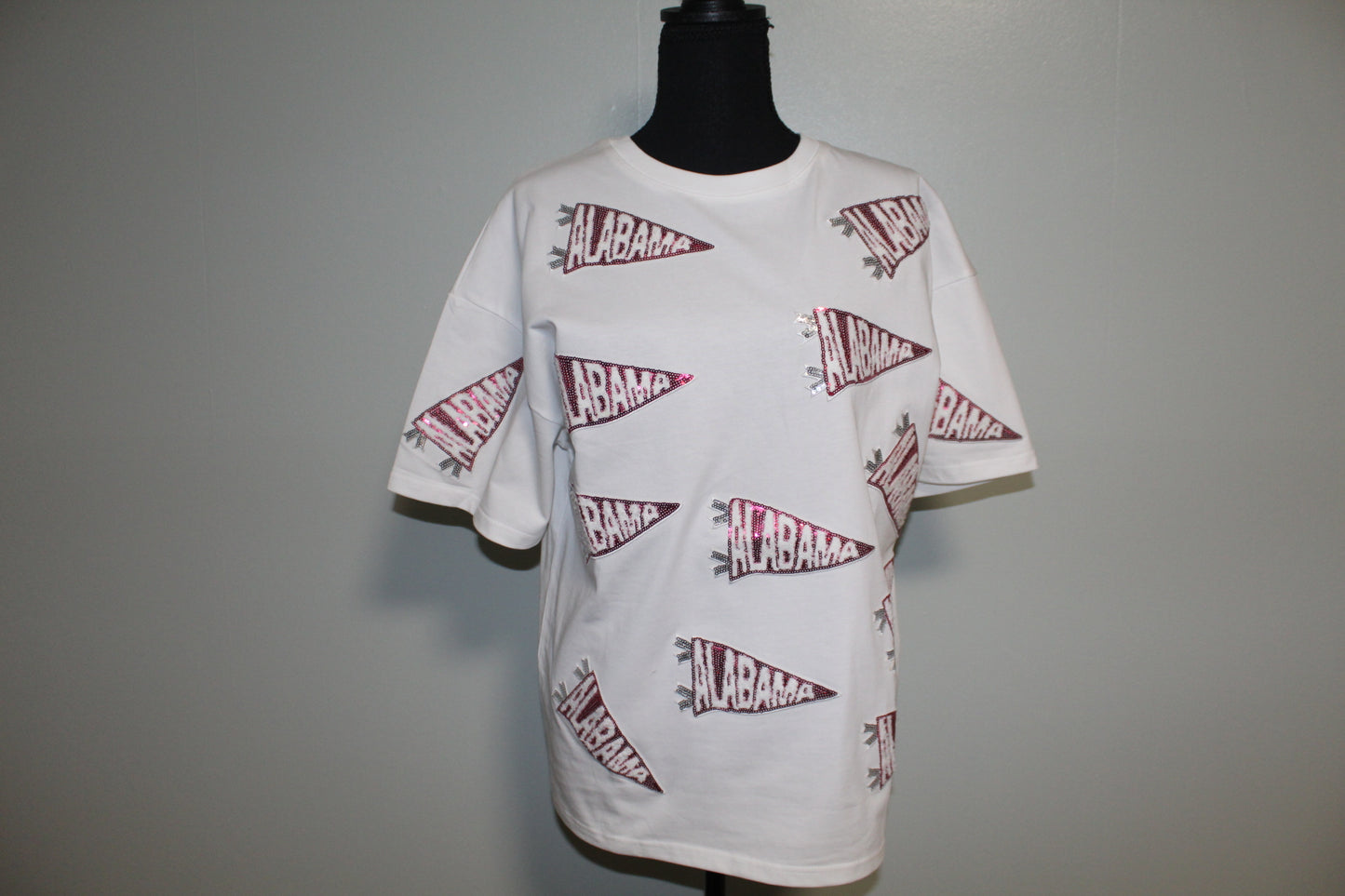 Sequin Alabama Banner Game Day Shirt